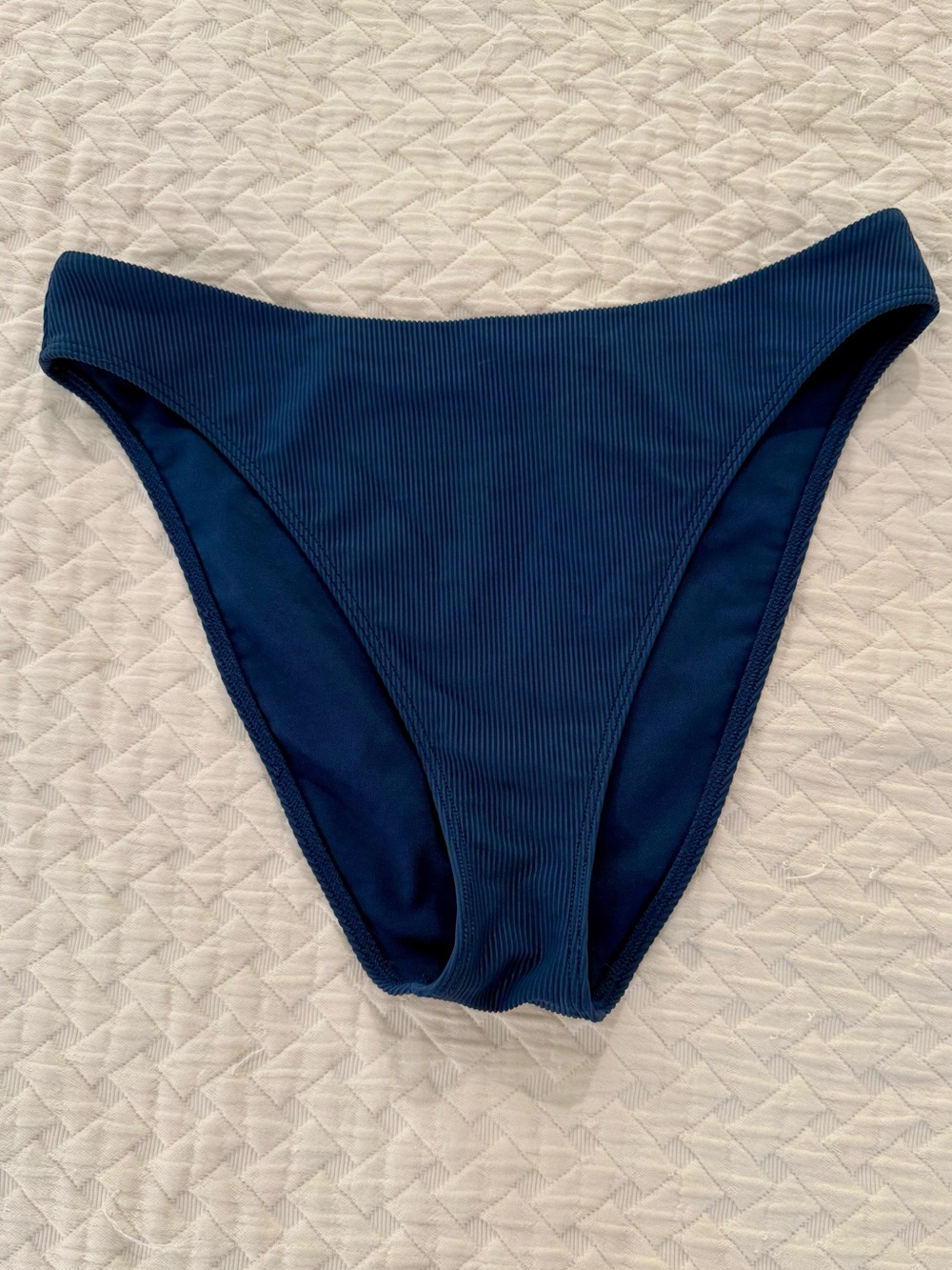 Abercrombie mid-rise high-leg moderate swim bottom